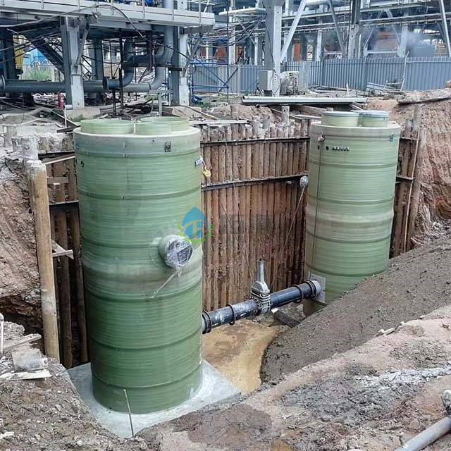 FRP Sewage Lift Pumping Station